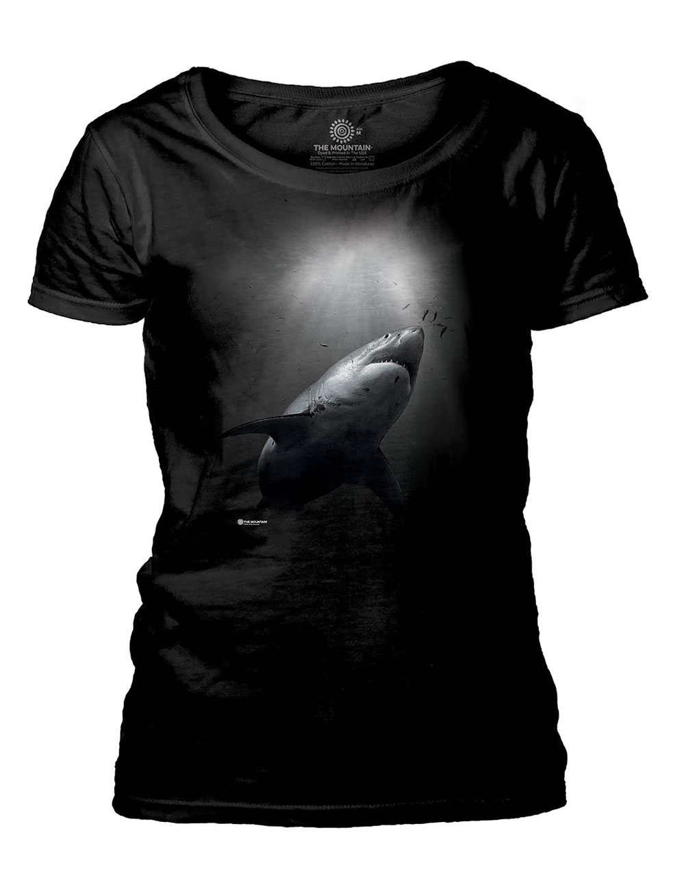 Sunburst Shark Women's Scoop T-shirt