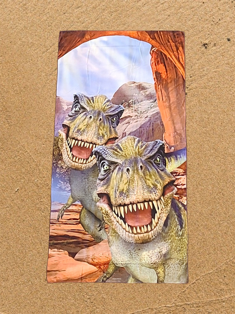 T-Rex Selfie Toalla de playa 90x180cm
