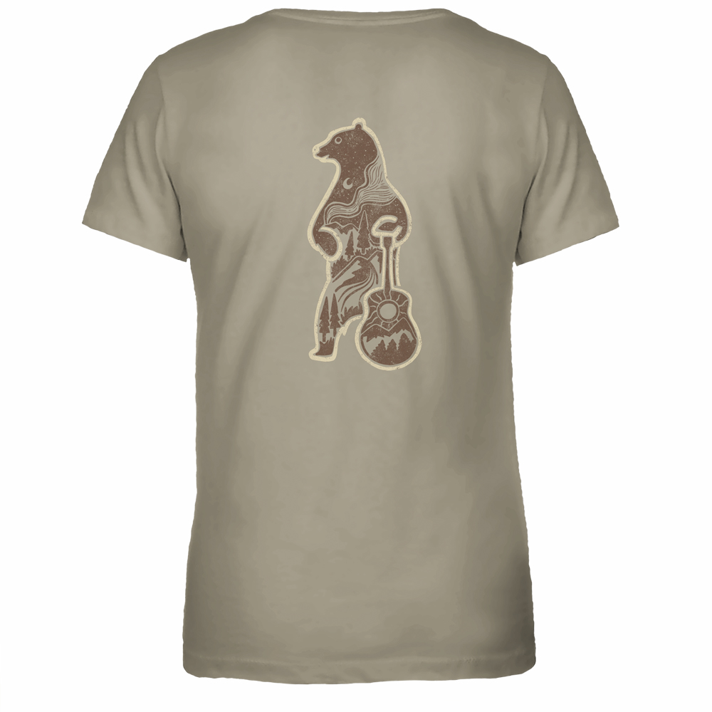 A Lover Of Nature Beige (on the back) Women's Scoop T-shirt