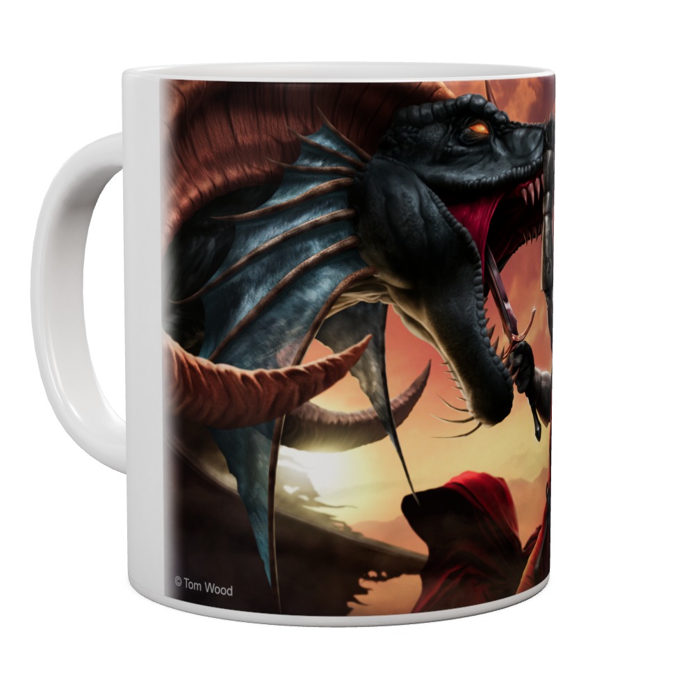 Mug Dragonslayer - Knight and Dragon