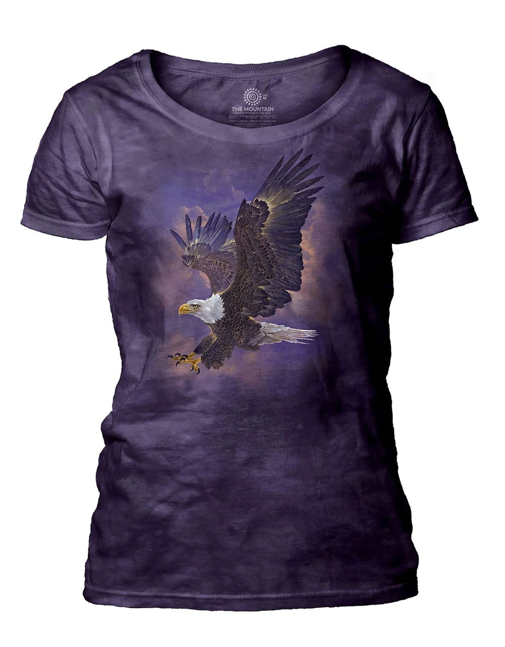 Eagle Violet Sky Women's Scoop T-shirt