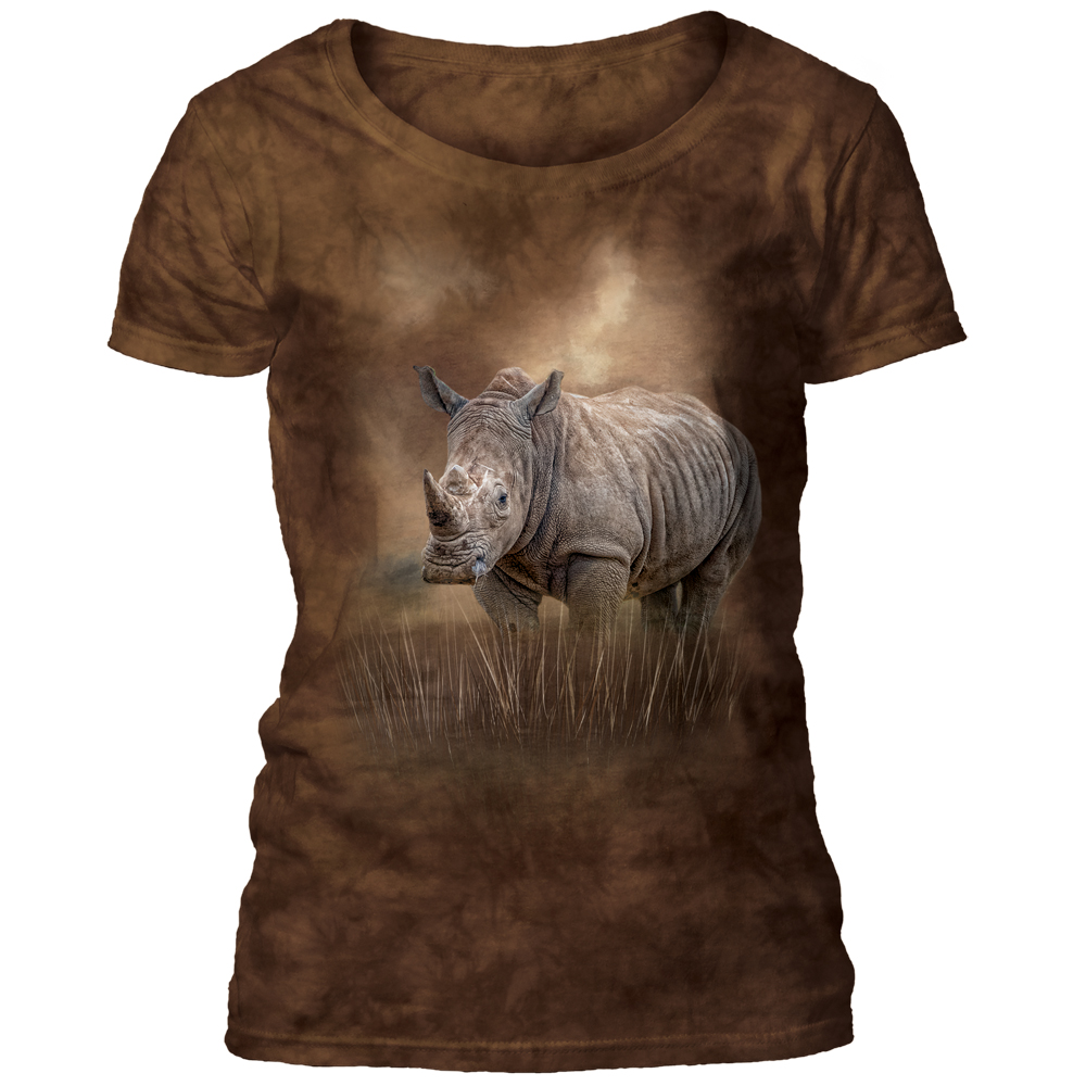 Stand Your Ground Rhino Women's Scoop T-shirt