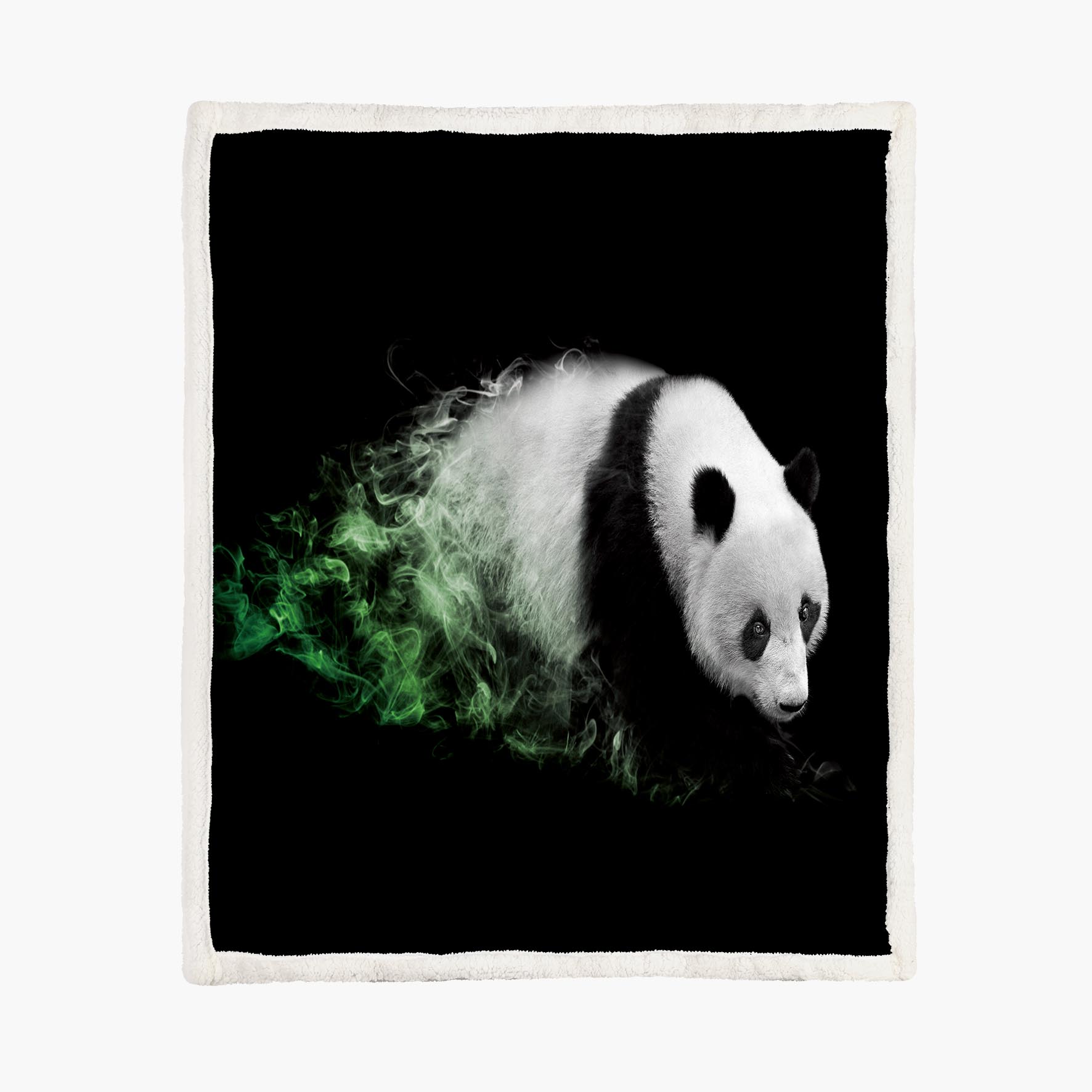 Giant Panda Fade - Size S - 75x100cm - Fleece Blanket