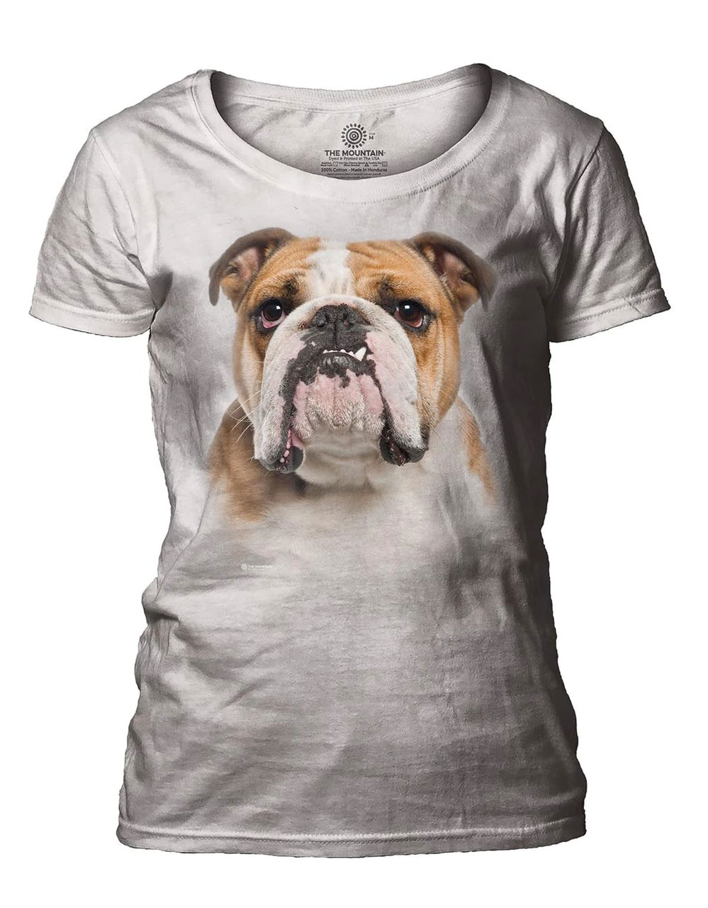It's a Bulldog Portrait Women's Scoop T-shirt