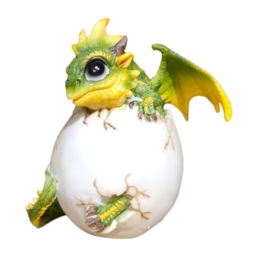 Green Dragon Egg - ± 11cm