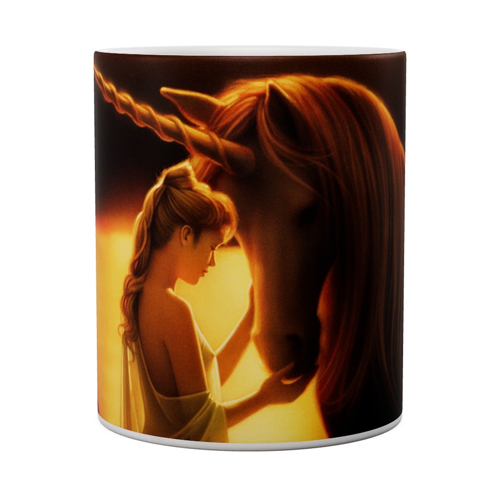 Mug Enchanted Evening Close Up - Unicorn