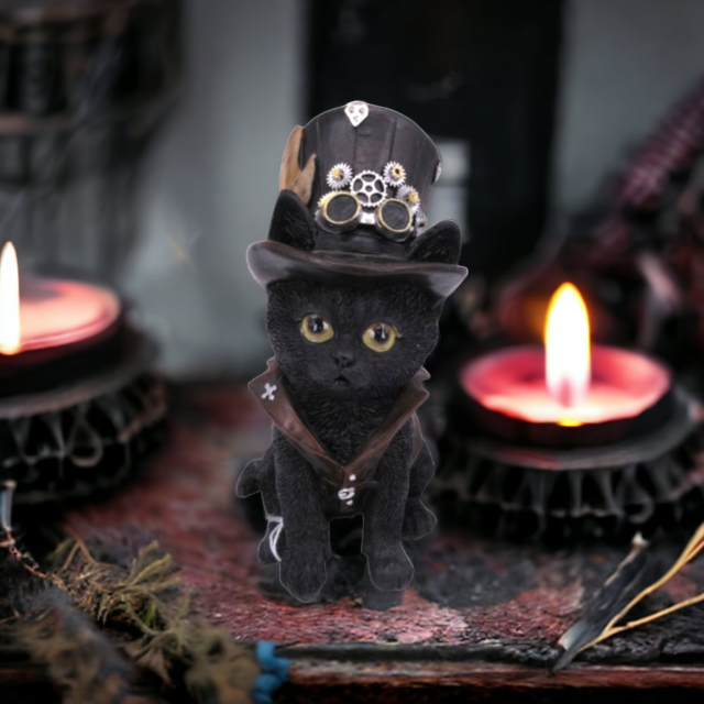 Black Cat Steampunk - 18cm