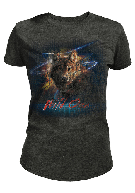 Wild One Wolf Womens Shirt