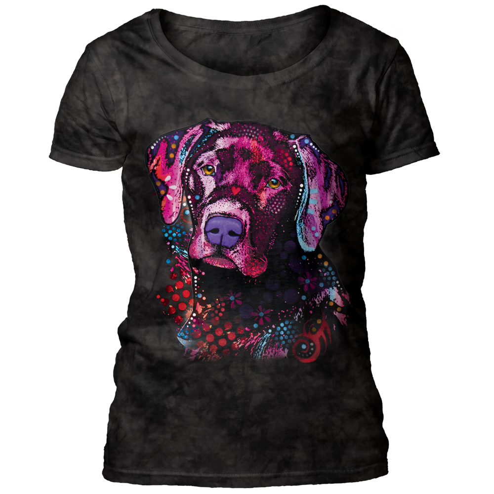 Russo Black Lab - Dog Scoop T-shirt