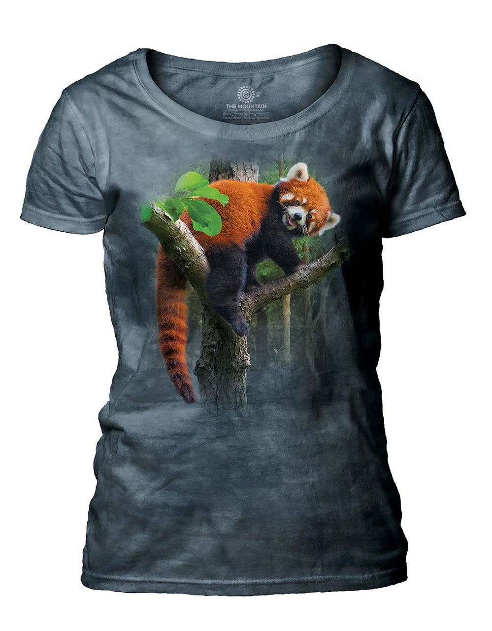 Red Panda Tree Women's Scoop T-shirt