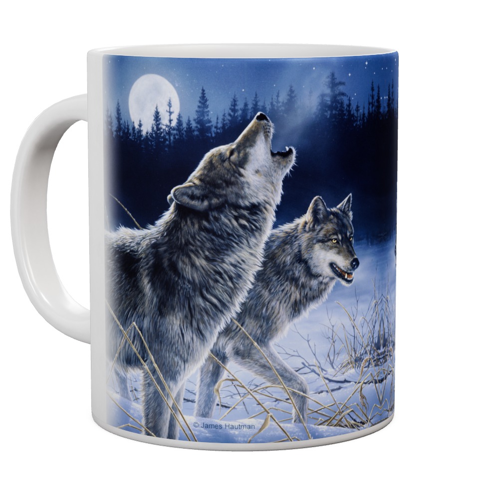Mug Howling In The Moonlight - Wolves