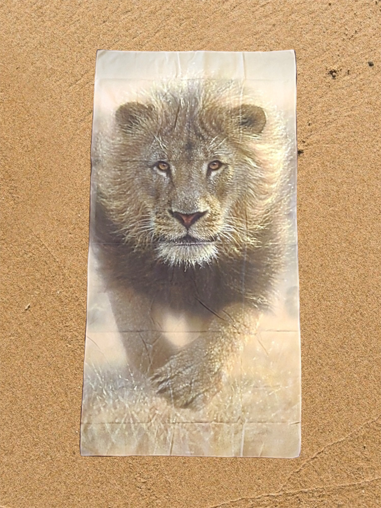 Eat My Dust - Lion Beach Towel 90x180cm