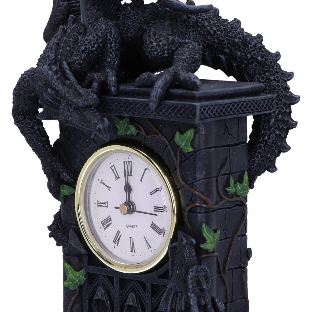 Duelling Dragons Clock - 26cm