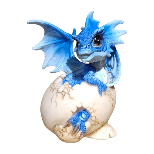 Blue Dragon Egg - ± 11cm