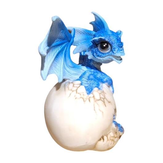 Blue Dragon Egg - ± 11cm