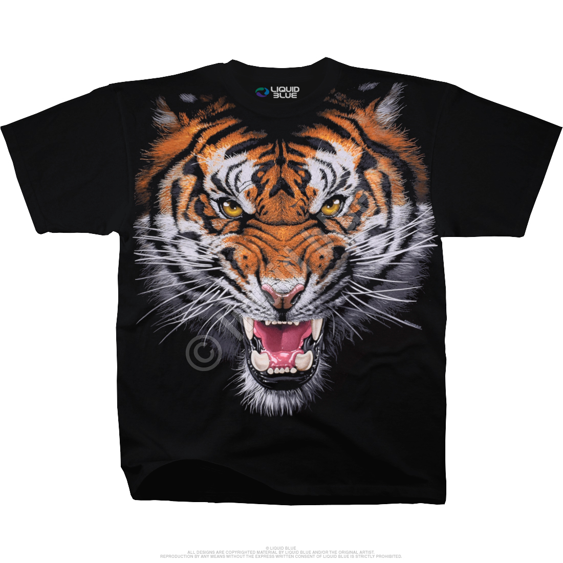 Tiger Face Exotic Wildlife T-shirt