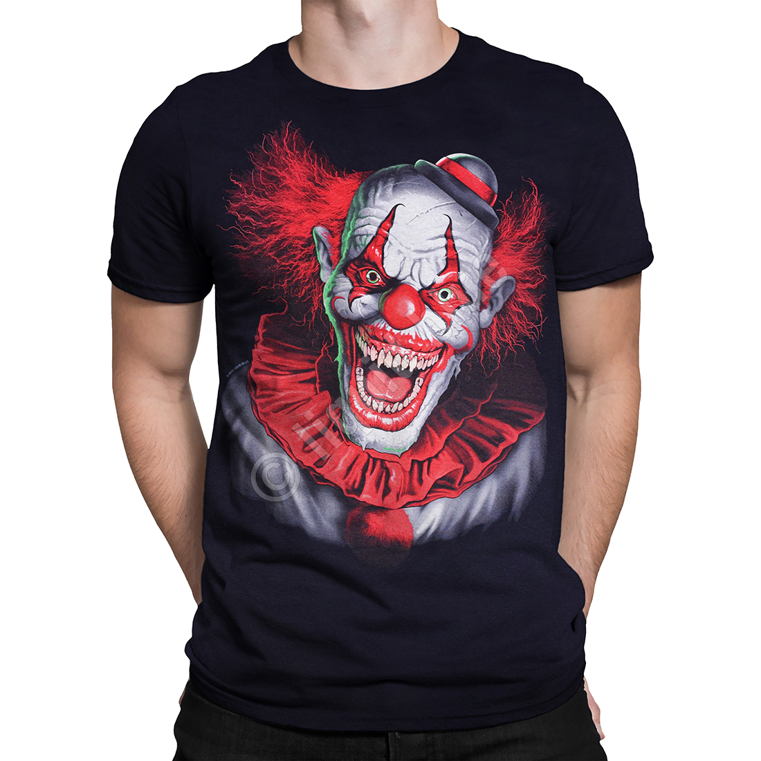 Scary Clown Dark Fantasy T-shirt