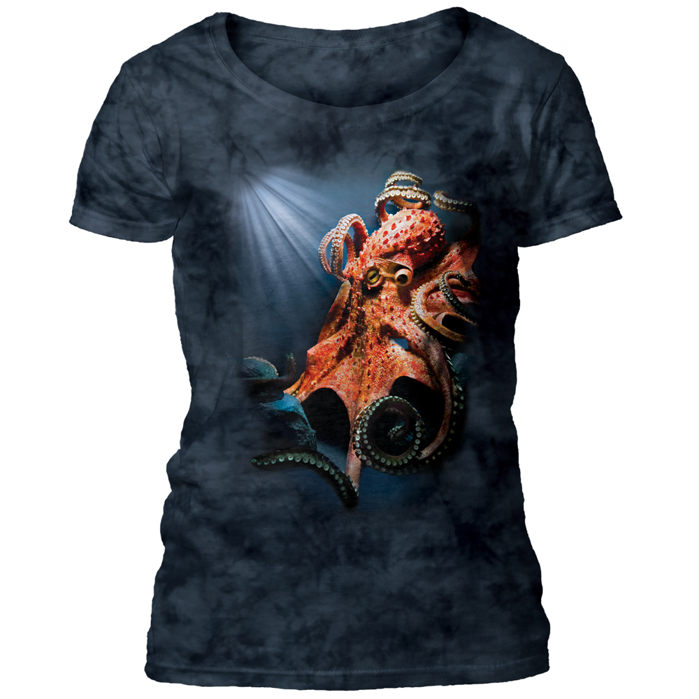 Giant Pacific Octopus Women's Scoop T-shirt