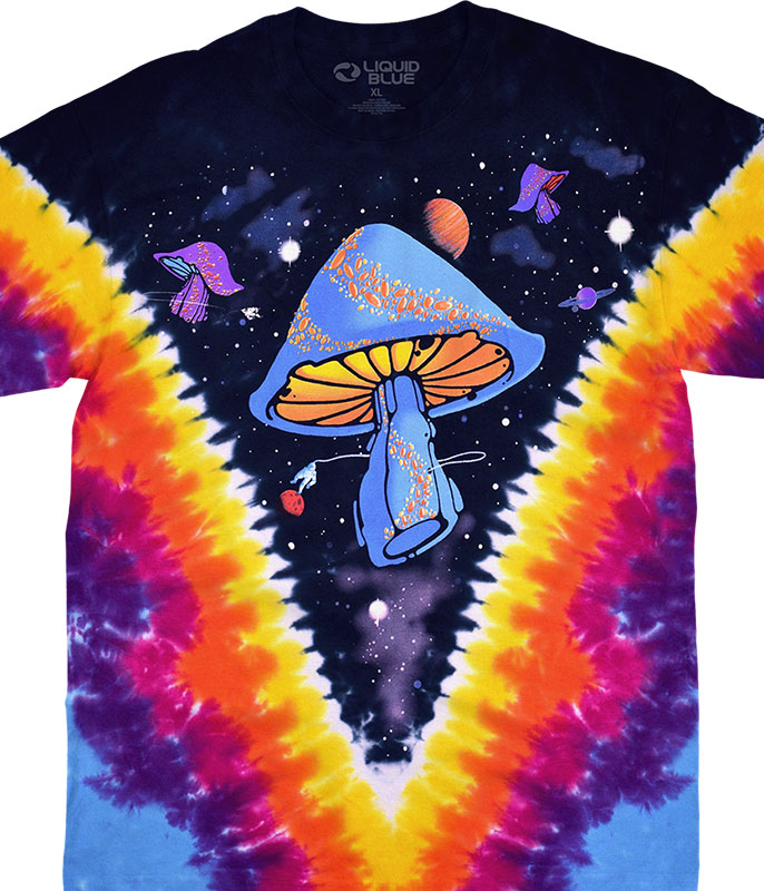 Space Shrooms Light Fantasy T-shirt