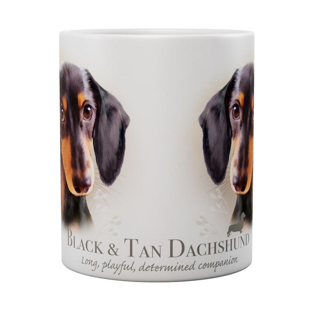 Mug Black And Tan Dachshund