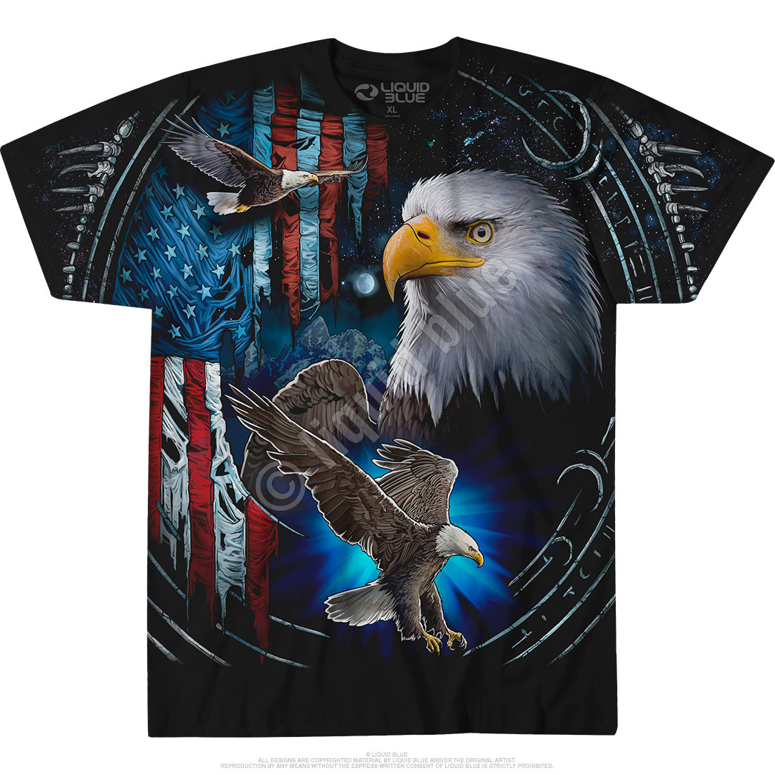 Tribal Eagle Exotic Wildlife T-shirt