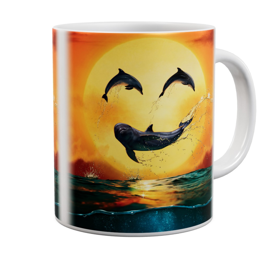 Dolphin Smiley Mug