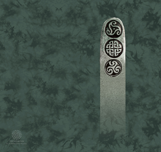 Celtic Triptych Green Tumbler