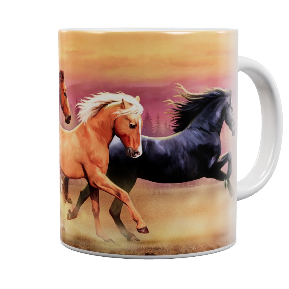 Mug Running Free - Horses