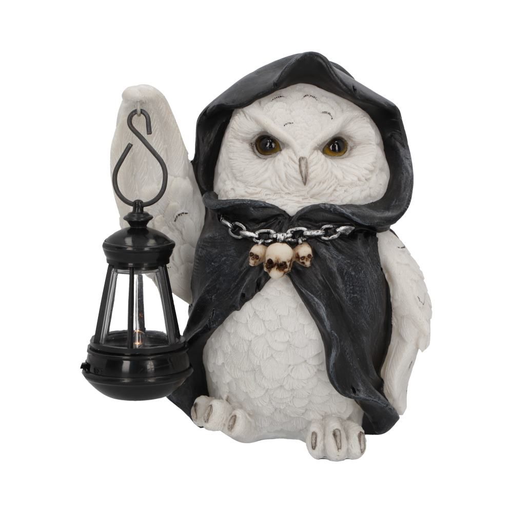 Reapers Flight Lantern Owl - White - 17cm