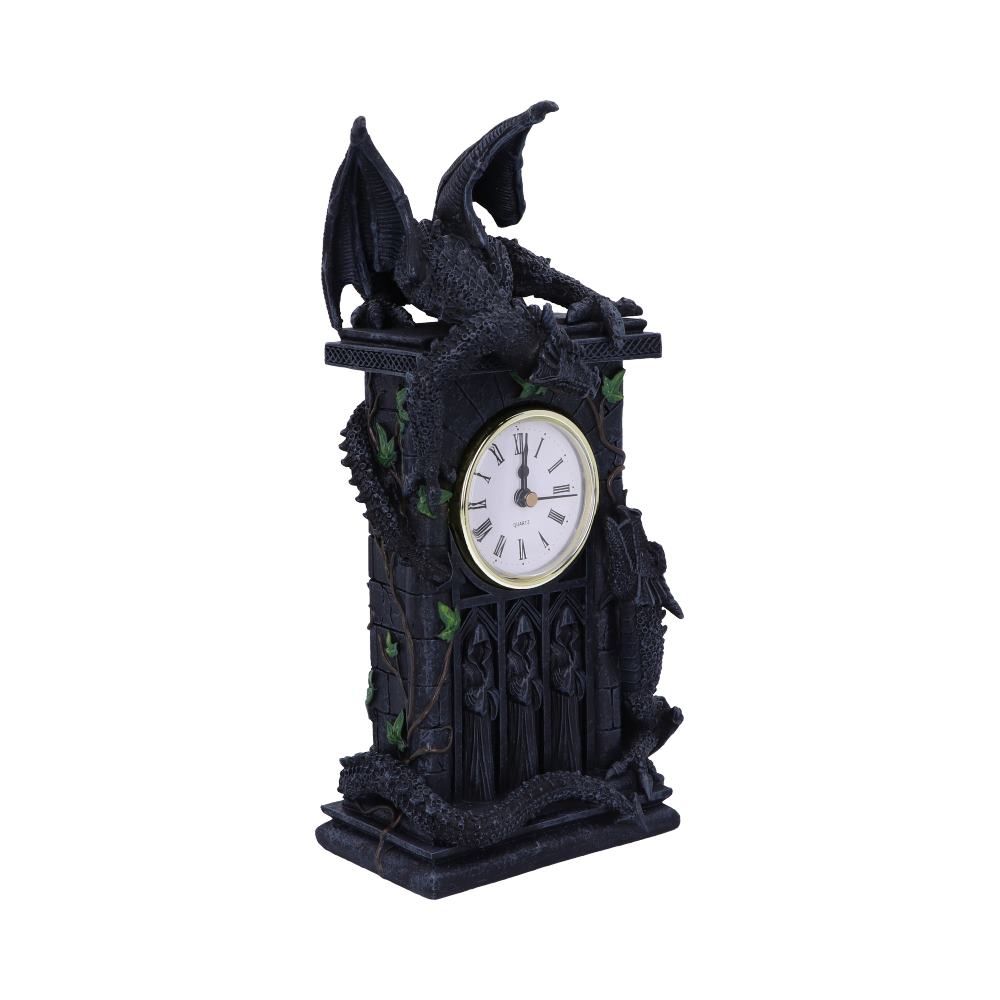 Duelling Dragons Clock - 26cm