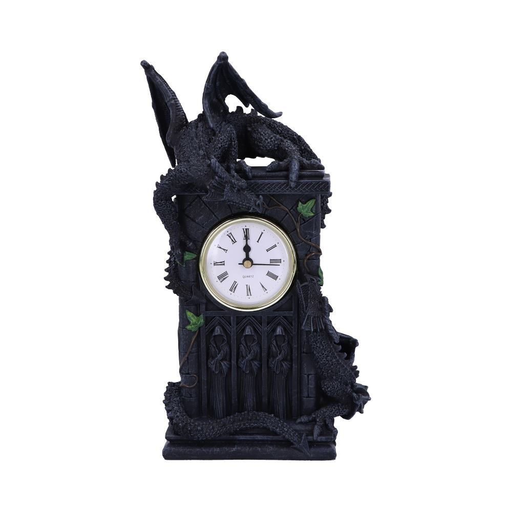 Duelling Dragons Clock - 26cm