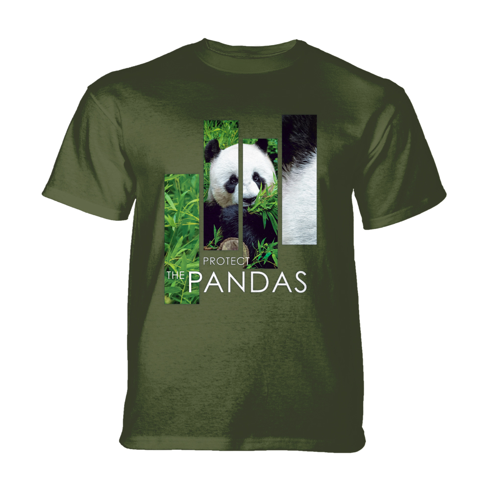 Protect Giant Panda Split Portrait Green KIDS