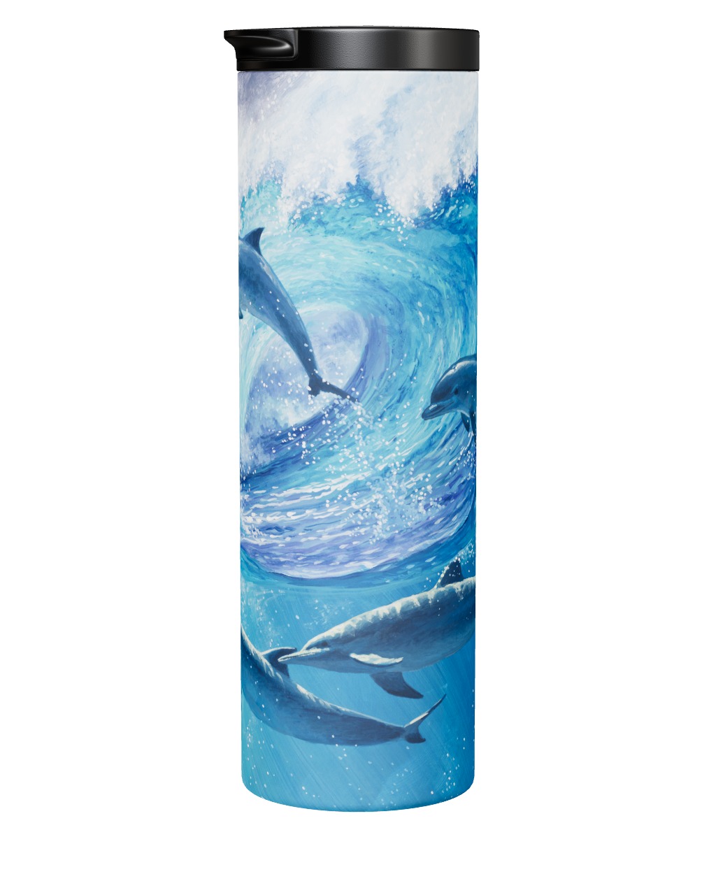 Keep In Swimming - Dolphins Tumbler