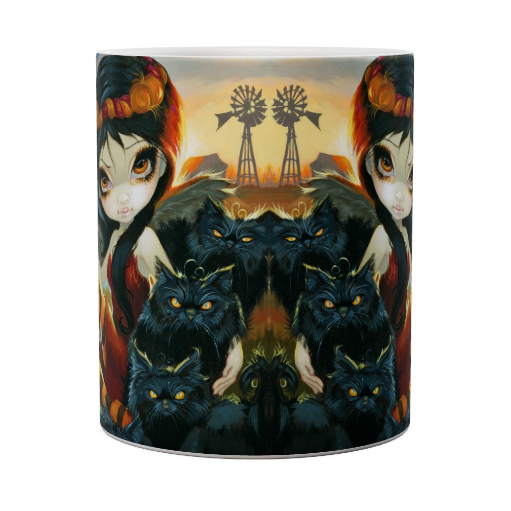 Mug Autumn Kitties And Fairy
