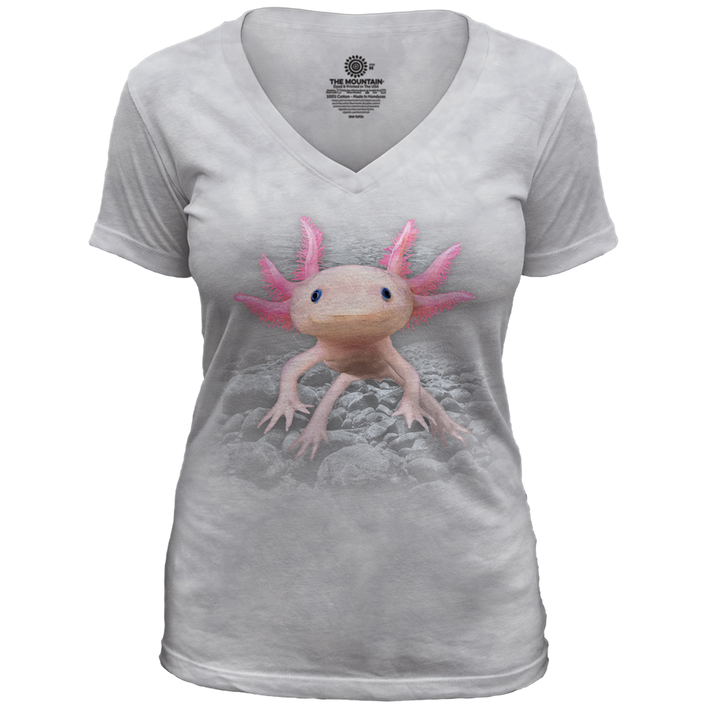 Axolotl V-Neck Tri-Blend