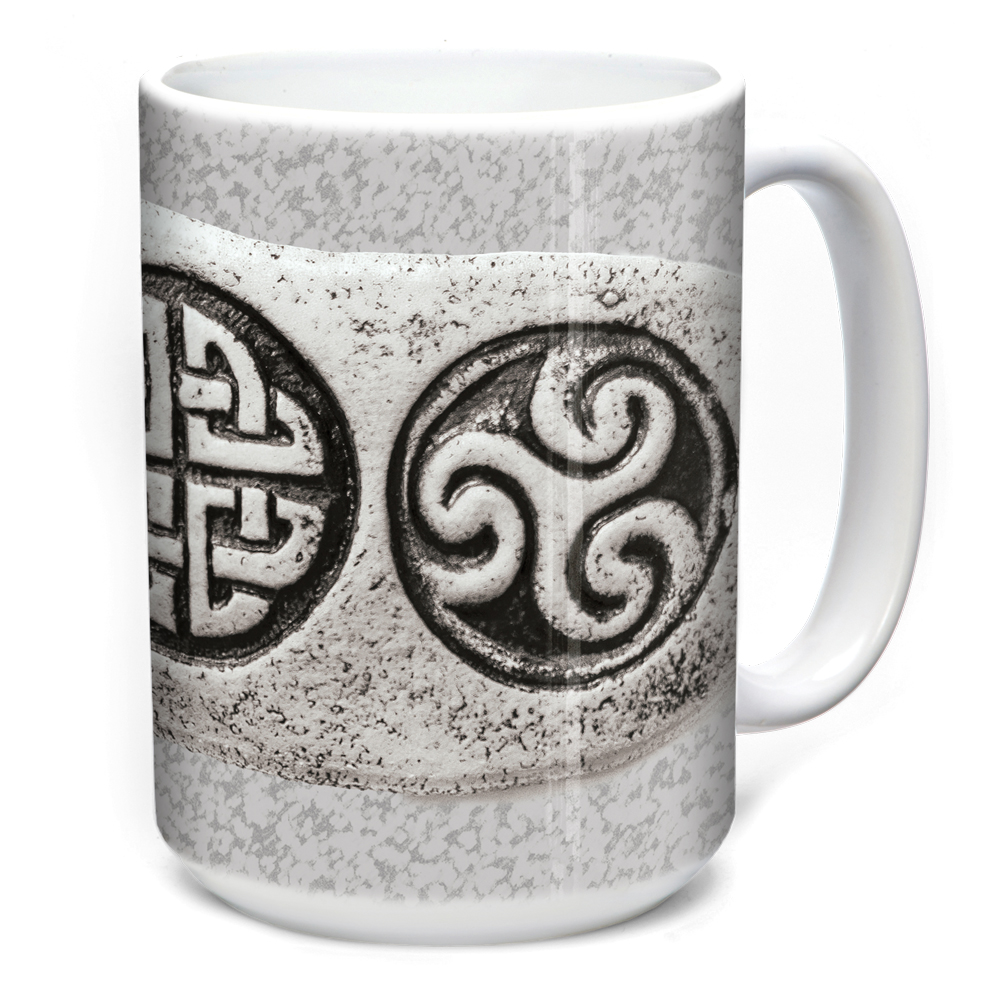 Mug Celtic Triptych White