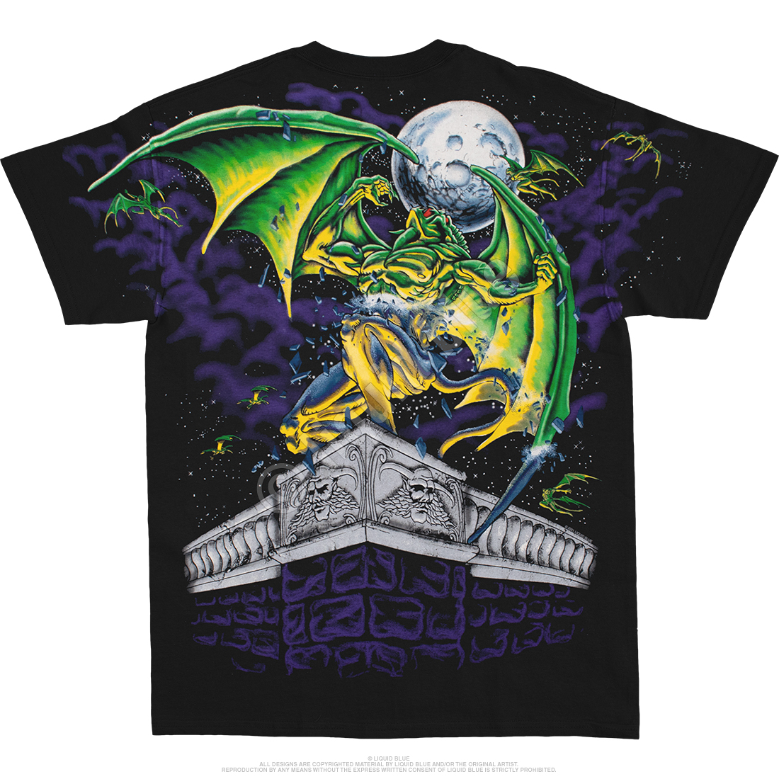 Gargoyle Dark Fantasy T-shirt
