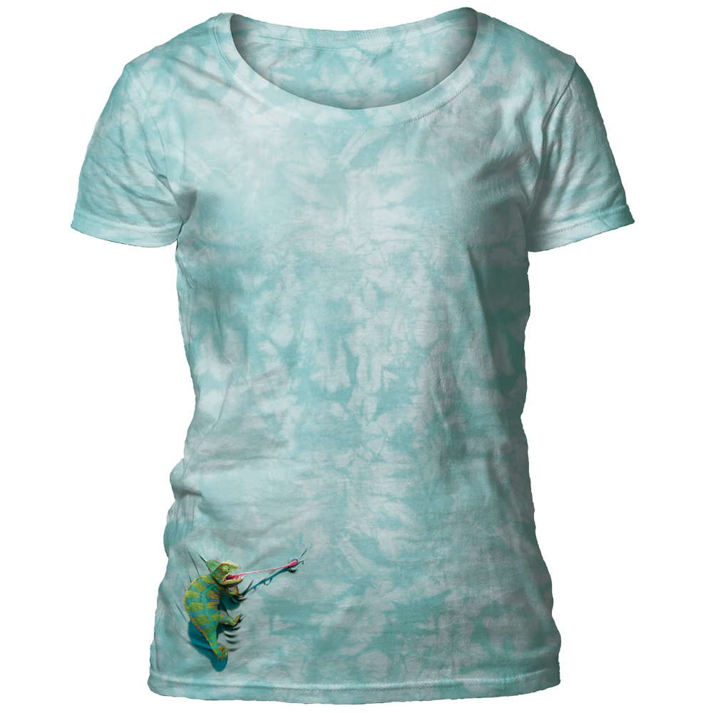 Hitchhiking Chameleon Women's Scoop T-shirt