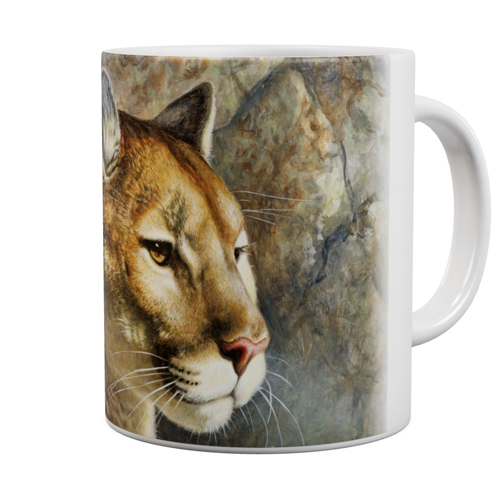 Mug Cougar Portrait - Mountain Lion