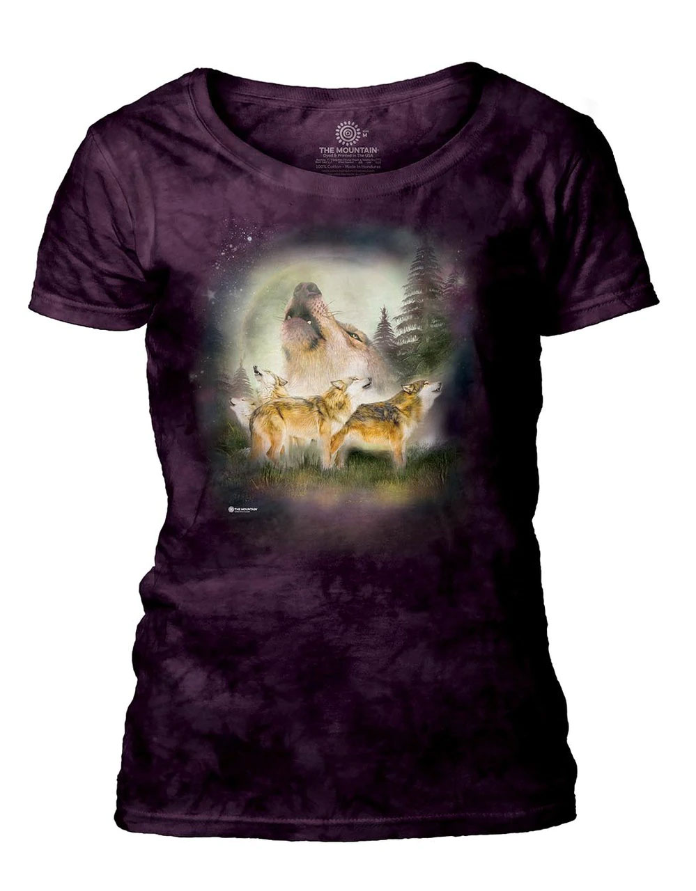 Wolf Moon Rising Women's Scoop T-shirt