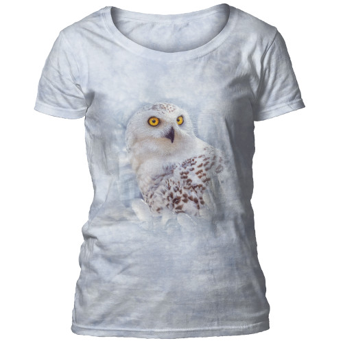 Snowy Owl Sanctuary Women's Scoop T-shirt