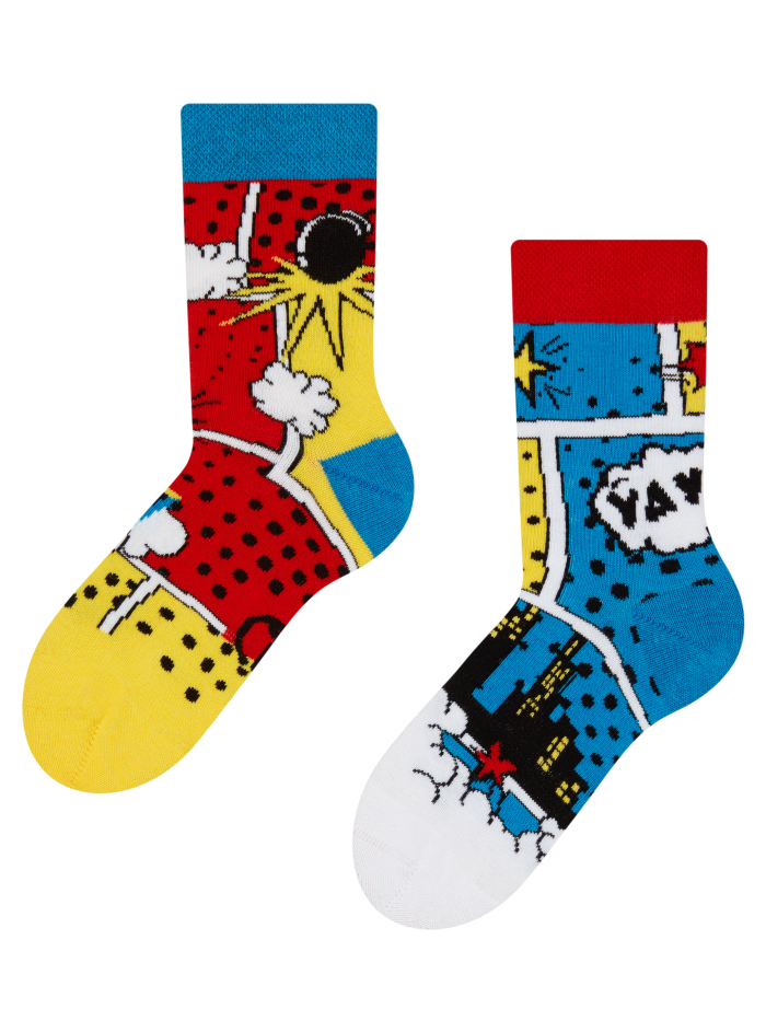 Regular KIDS Socks Colorful Comics