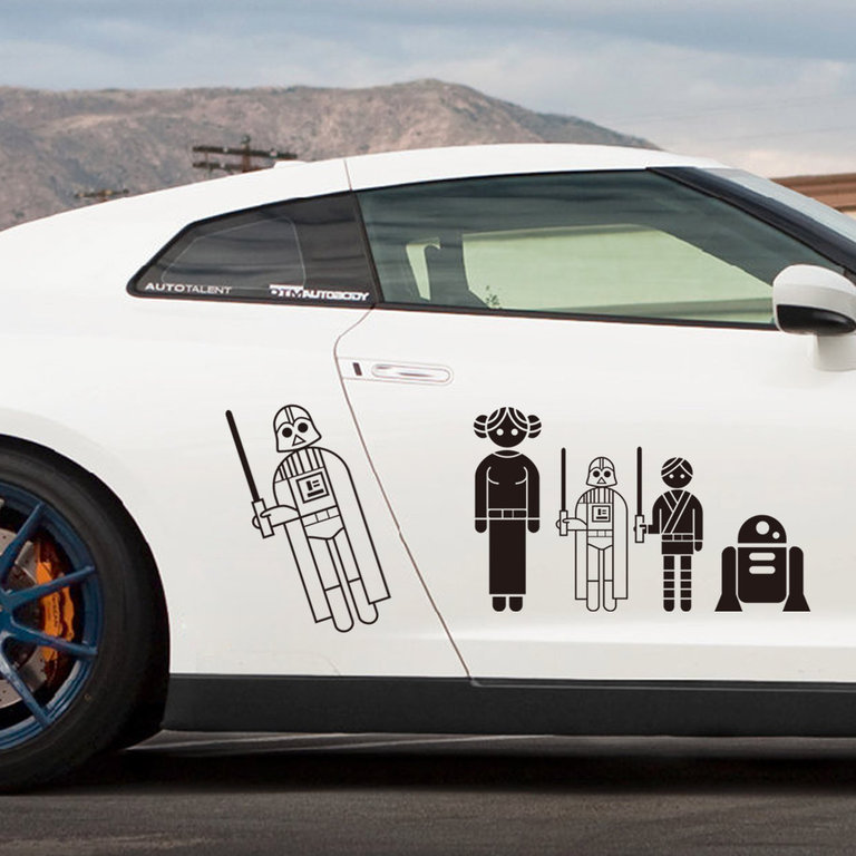 Star Wars Car Sticker Set