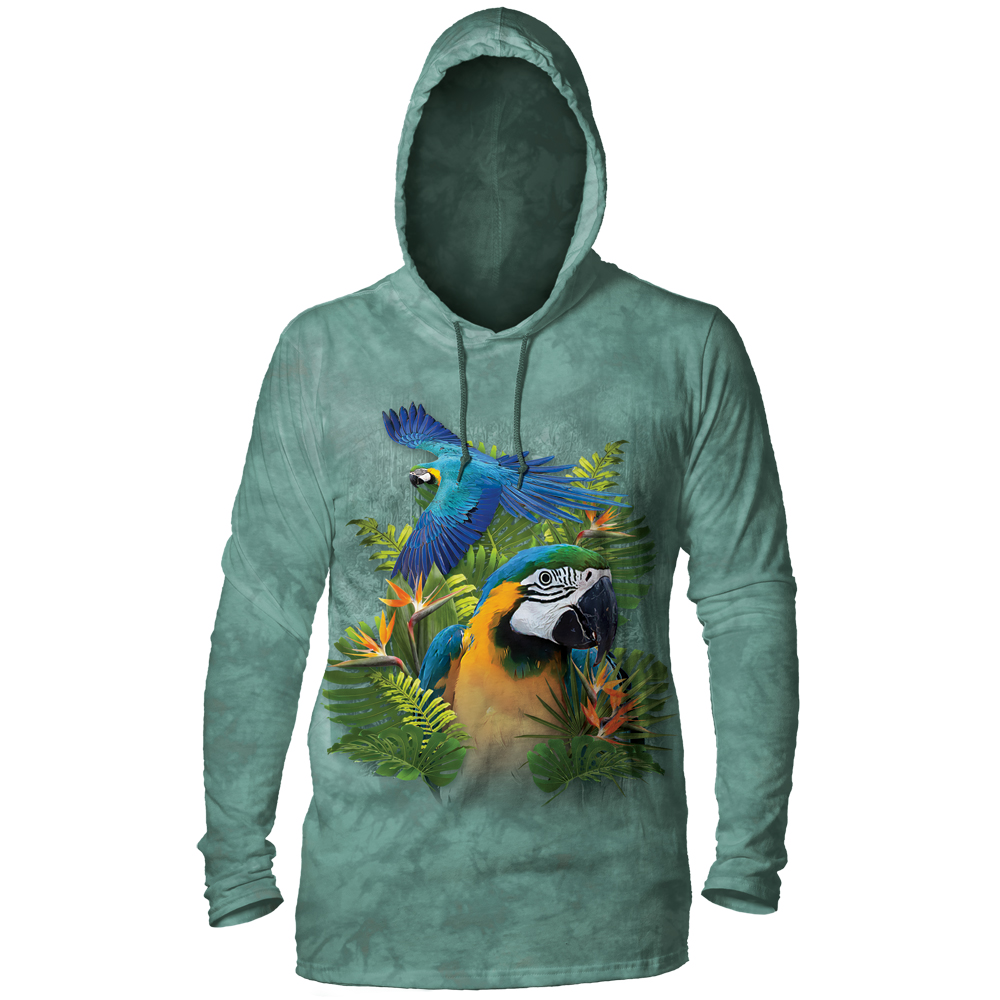 Blue And Gold Macaws LW Hoodie