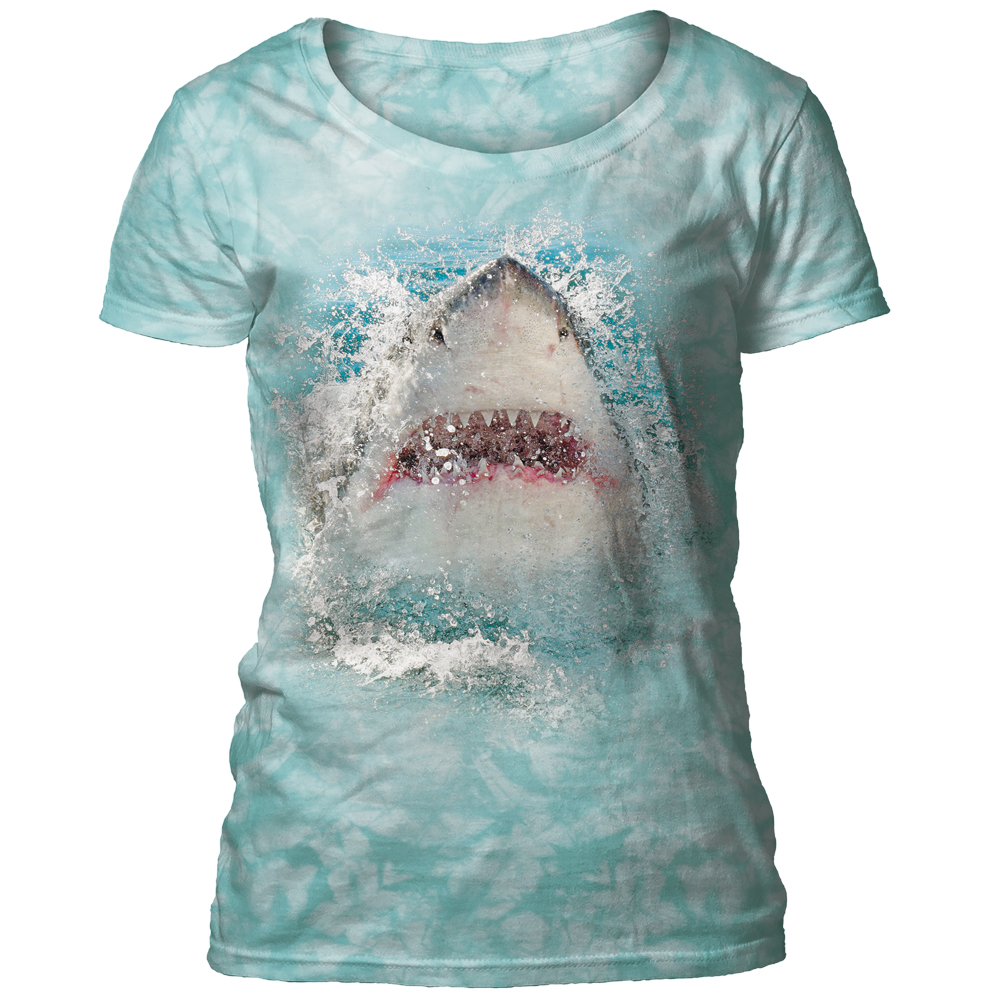 Wicked Awesome Shark Women's Scoop T-shirt