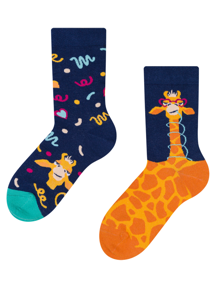 Regular KIDS Socks Funny Giraffe