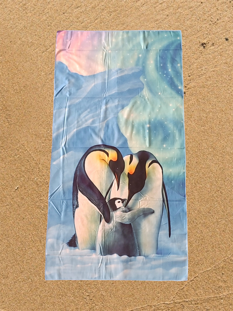 Dear Little One - Penguin - Beach Towel 90x180cm
