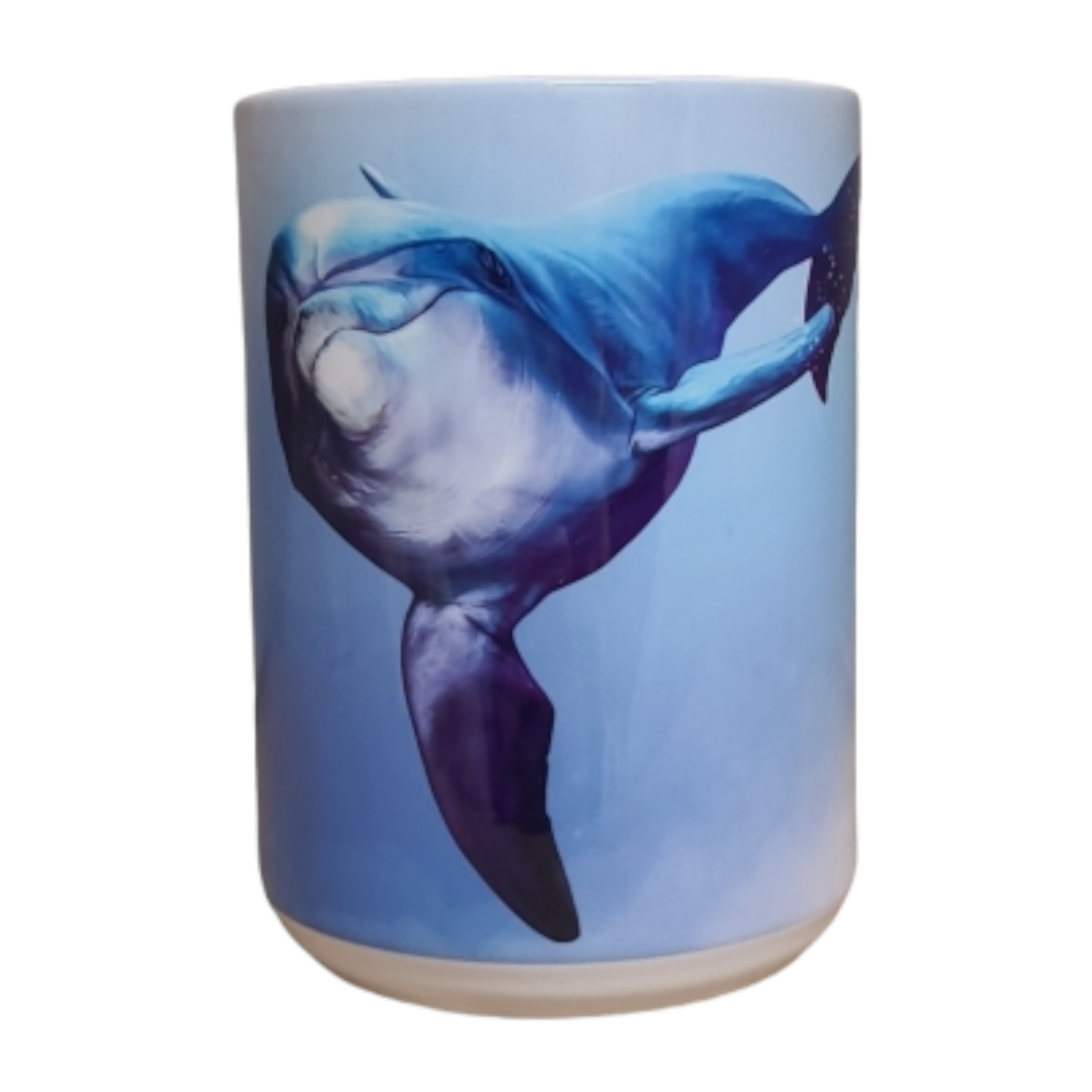 Mug Curious Dolphin - Ice Blue