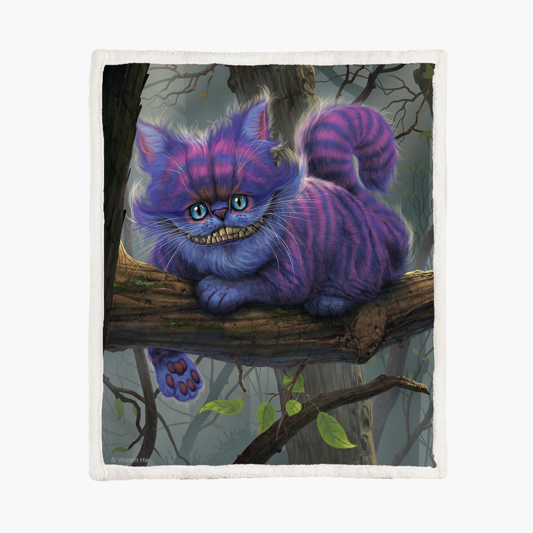 Cheshire Cat - Size L - 150x200cm - Fleece Blanket