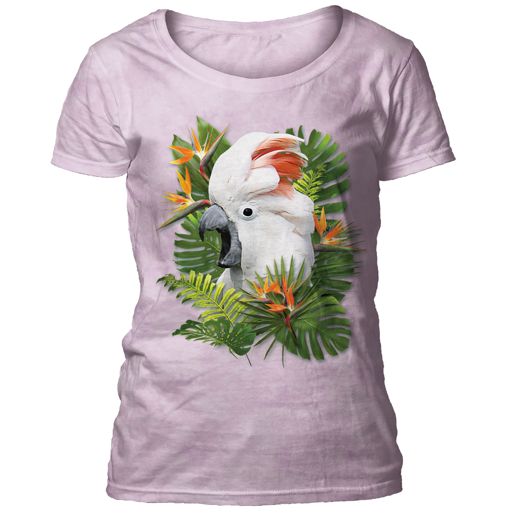 Moluccan Cockatoo Scoop T-shirt